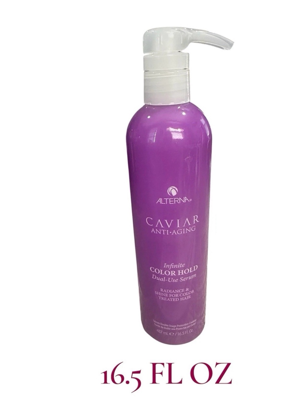 Alterna Caviar Anti-Aging Infinite Color Hold Dual-Use Serum in a 16.5 FL OZ